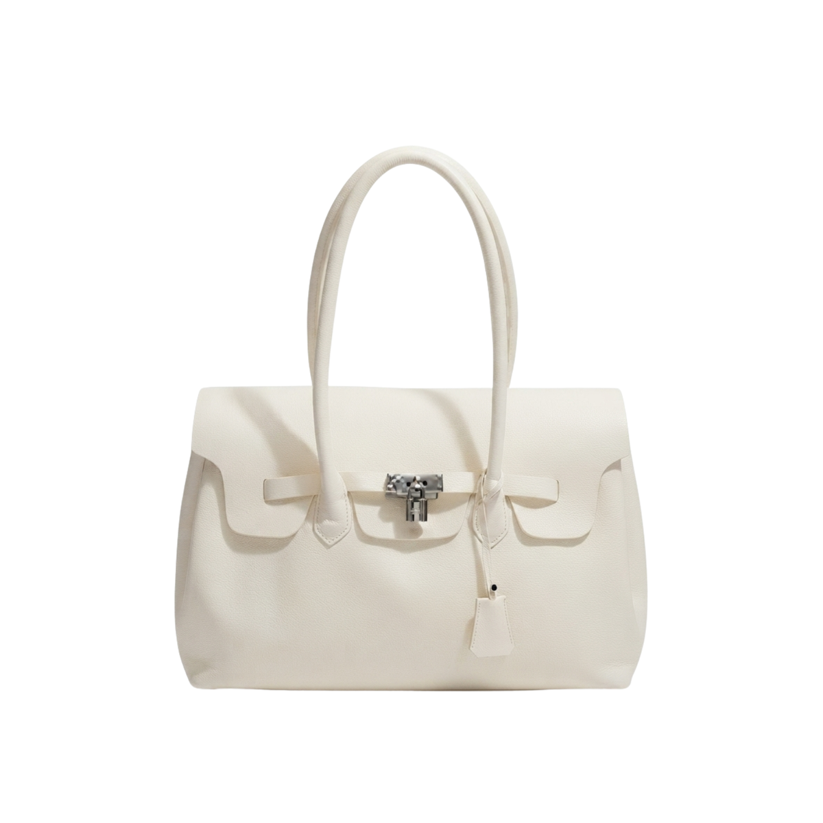 WHITE - Midi Firkin Bag